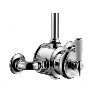 Edwardian Exposed Thermostatic Mixer - Wall Mounted