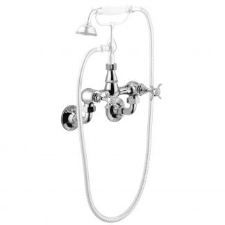 Edwardian Shower Mixer - Wall Mounted (Adjustable Or Fixed Unions)