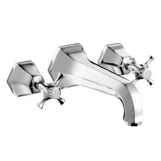 Cubist Bath Mixer - Wall Mounted