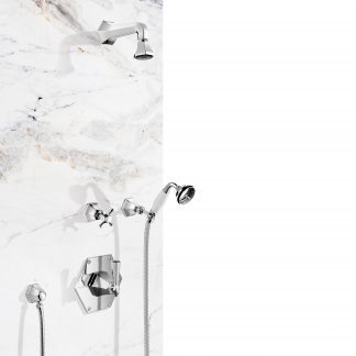 Complete Cubist Concealed Thermostatic Shower