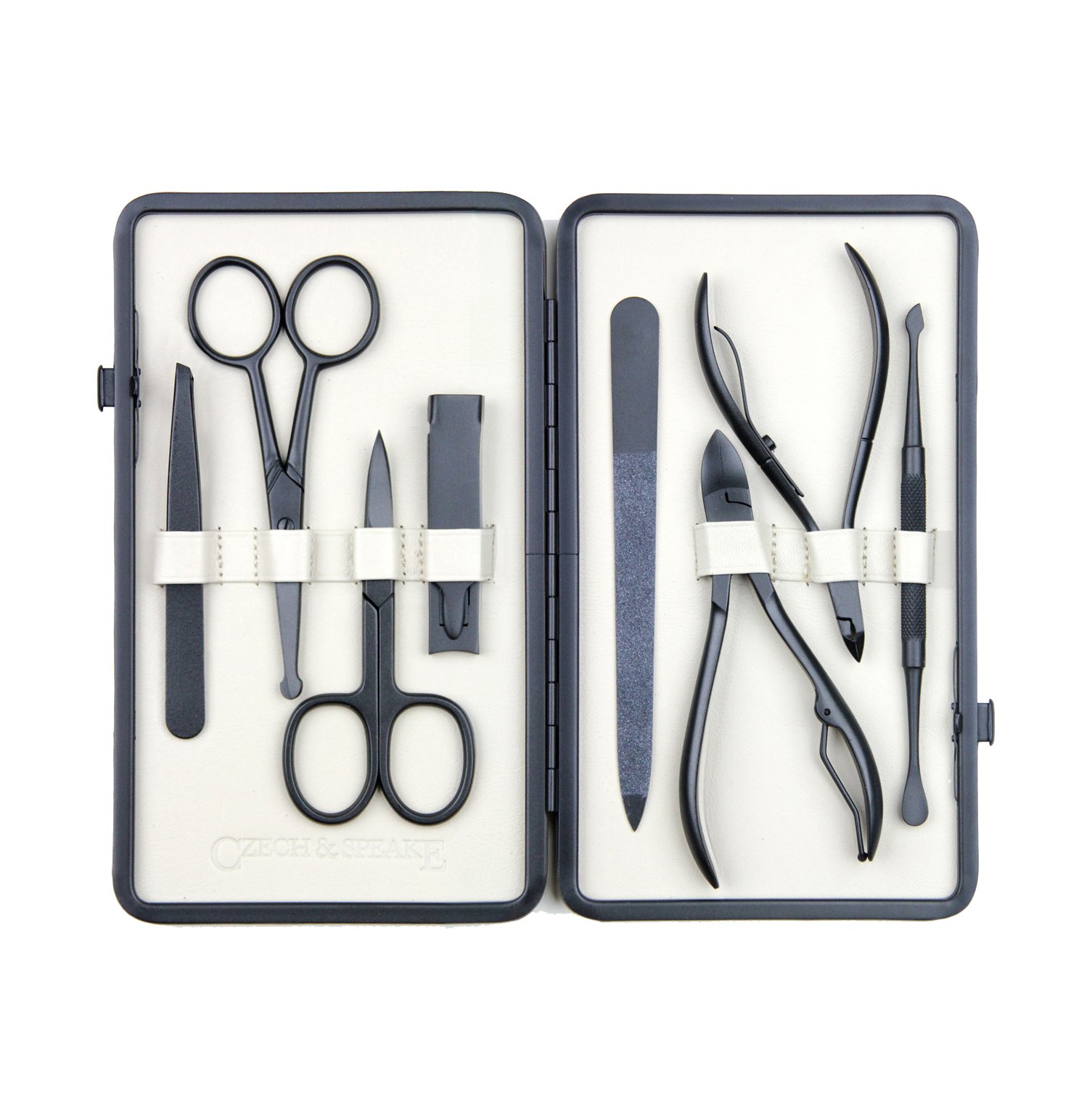 Manicure Set - Stone & Cream with Teflon