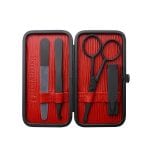 Air-Safe Manicure Set – Black & Red with Teflon
