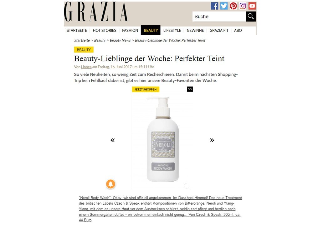 D la Republica Italy - Daily picks by Donatella Genta - Czech & Speake  Fragrance