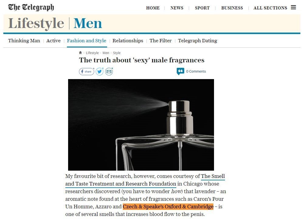 Mens Biz - Ryan Gosling & Czech & Speake Cuba - Czech & Speake Fragrance