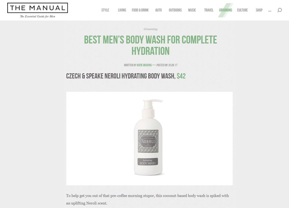 The Manual - Best Men’s Body Washes