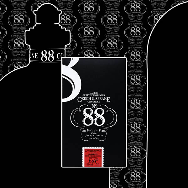 Czech & Speake No.88 Eau de Parfum packaging and inspiration