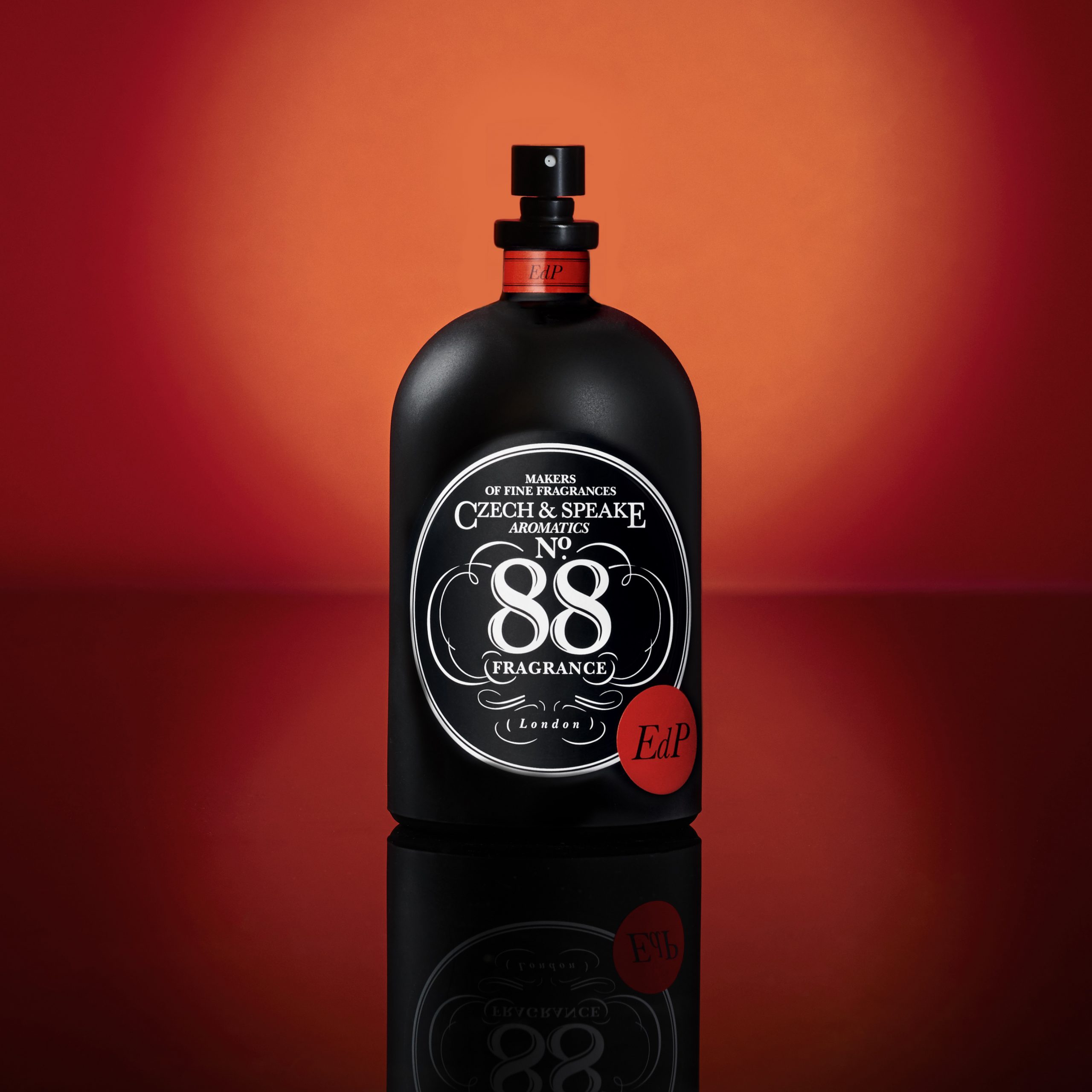 No.88 eau de parfum 200ml on red background