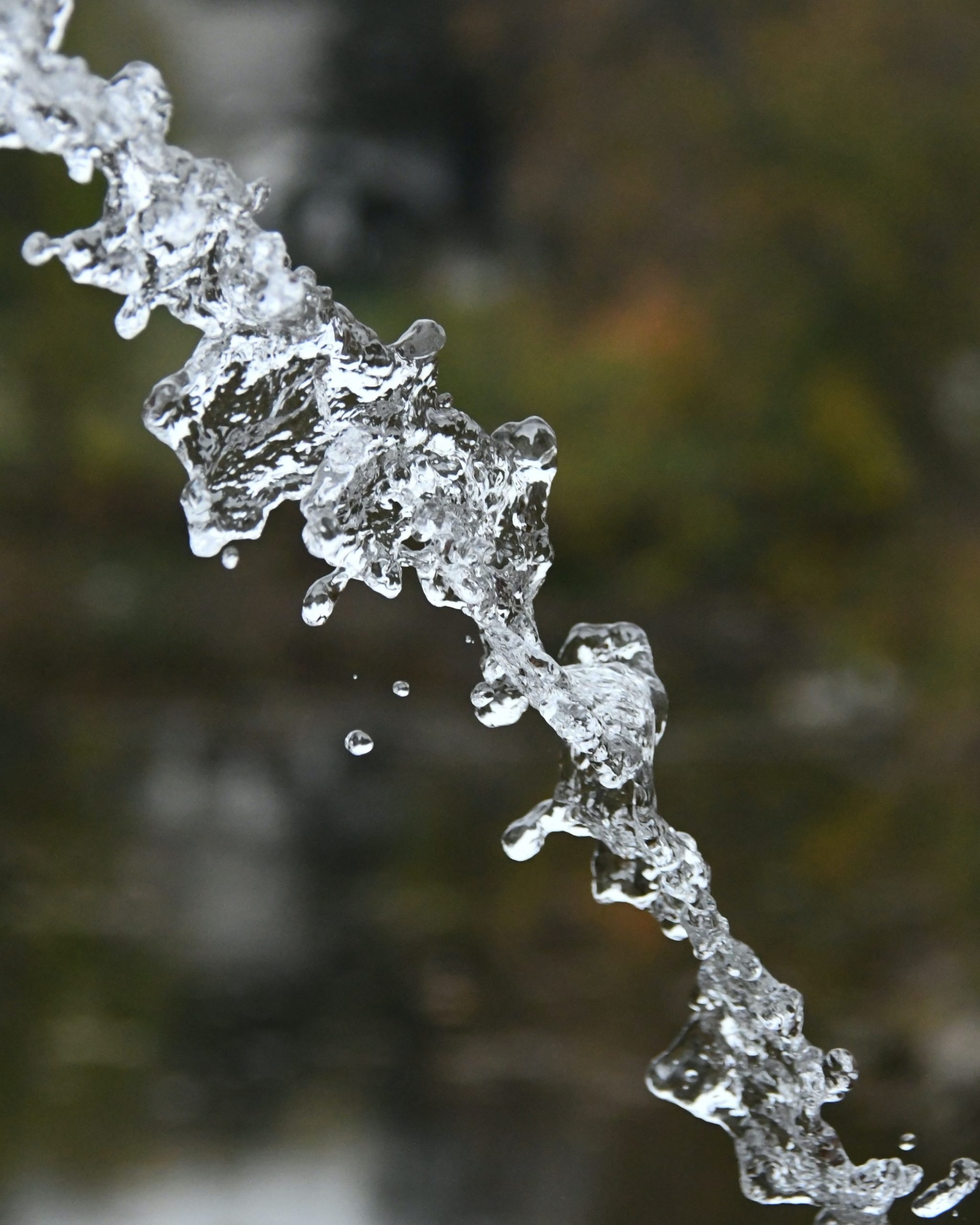 Water splash spring green