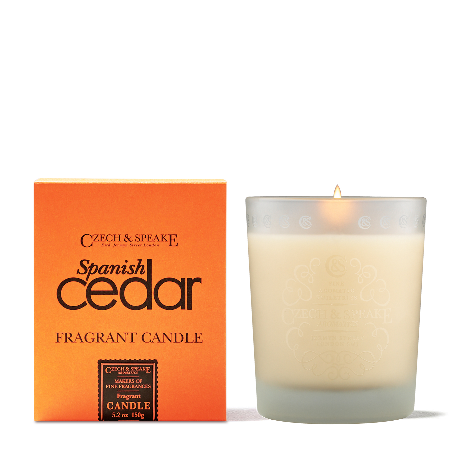 Spanish Cedar Candle Czech & Speake London