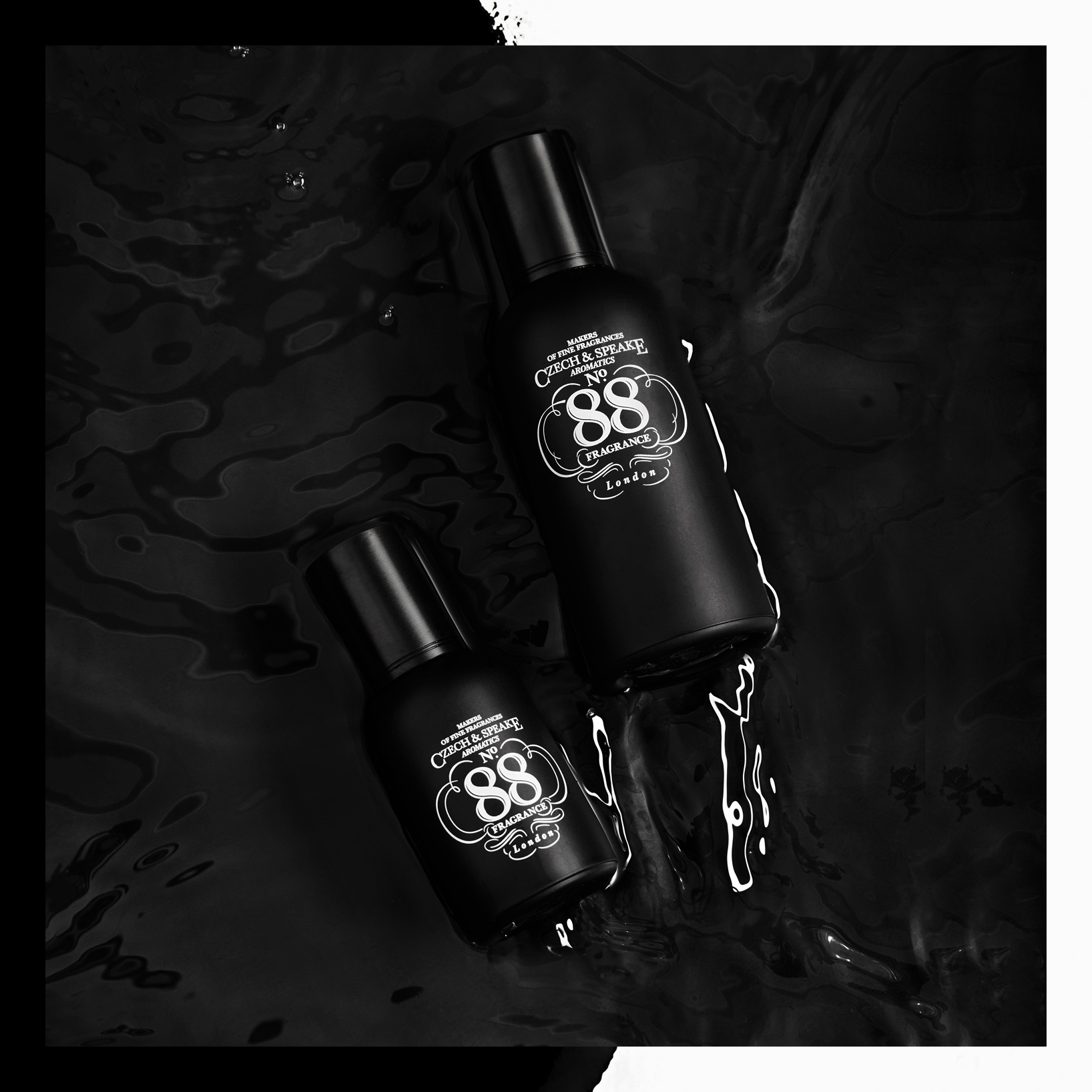 No.88 eau de parfum 100ml and 50ml in black liquid- a Fine, woody floral fragrance 