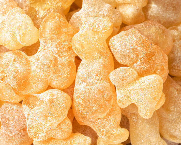 Close up frankincense resins