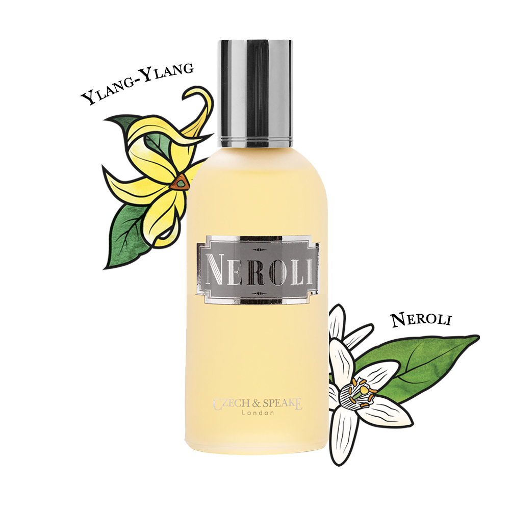 Czech & Speake Neroli 100ml Fragrance with illustration