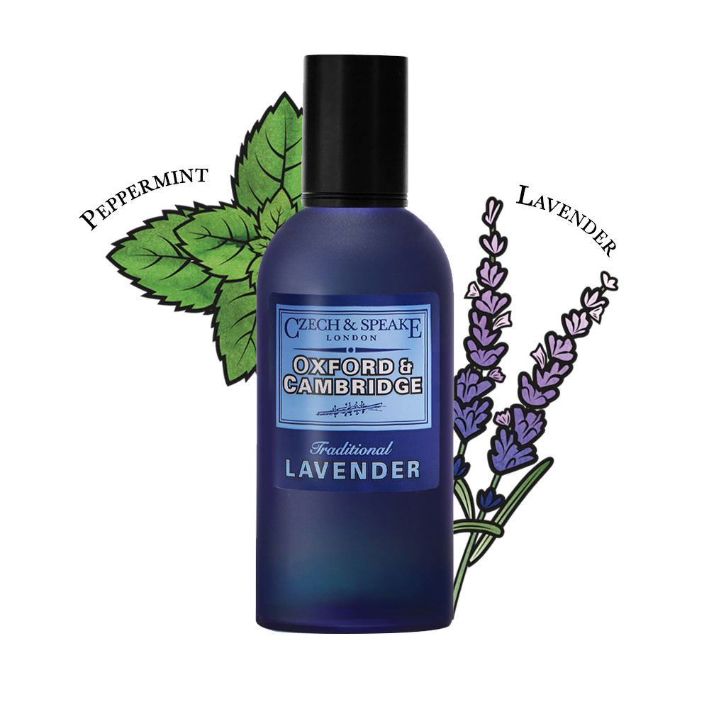 Czech & Speake Oxford & Cambridge 100ml fragrance with illustration