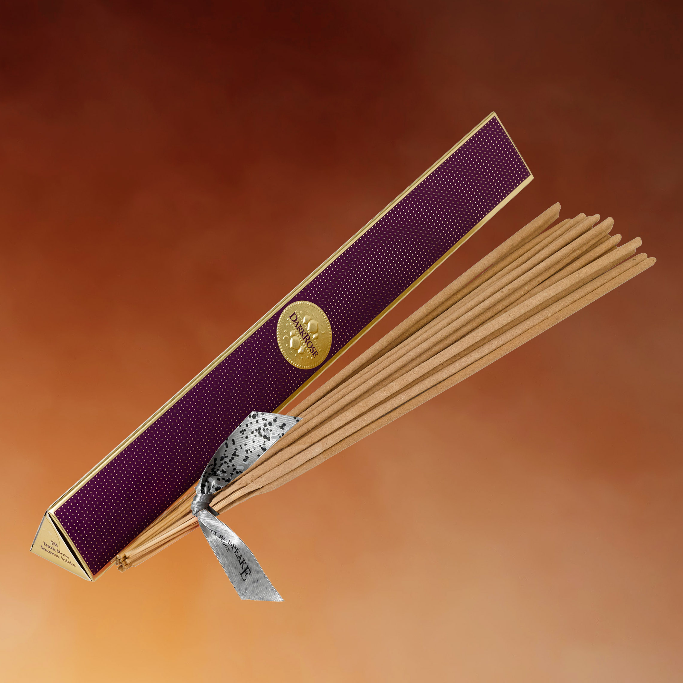 Red smoke Dark Rose incense