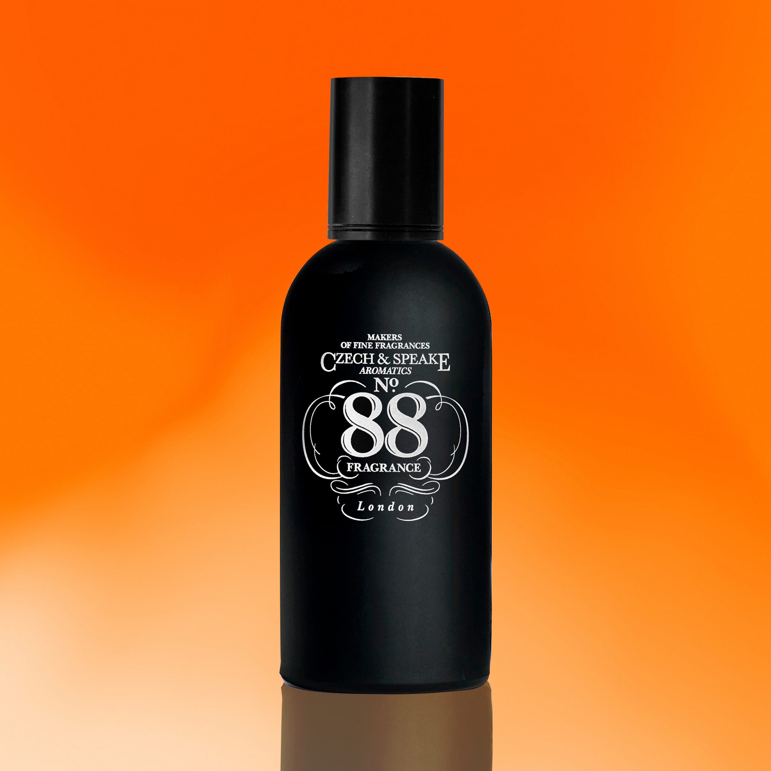 Orange background No.88 matt black perfume 100ml