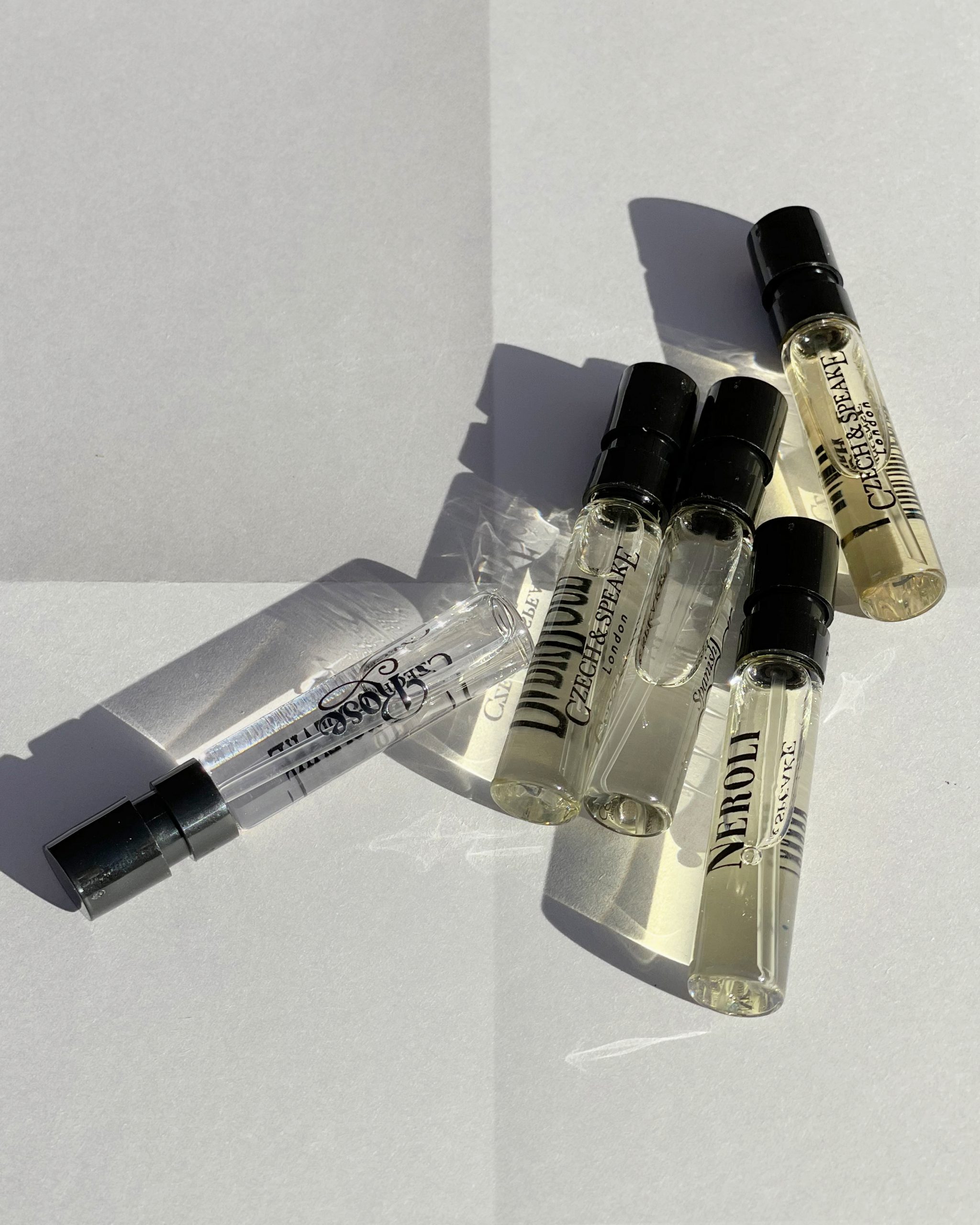 Perfume samples discovery set Czech & Speake Feminine fragrance 