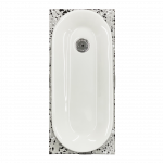 Porcelain Incense Stick Dish with Silver Tag