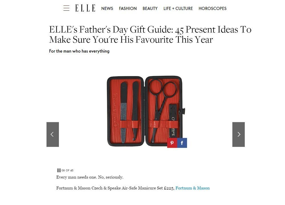 Elle - UK - Czech &amp; Speake Fragrance